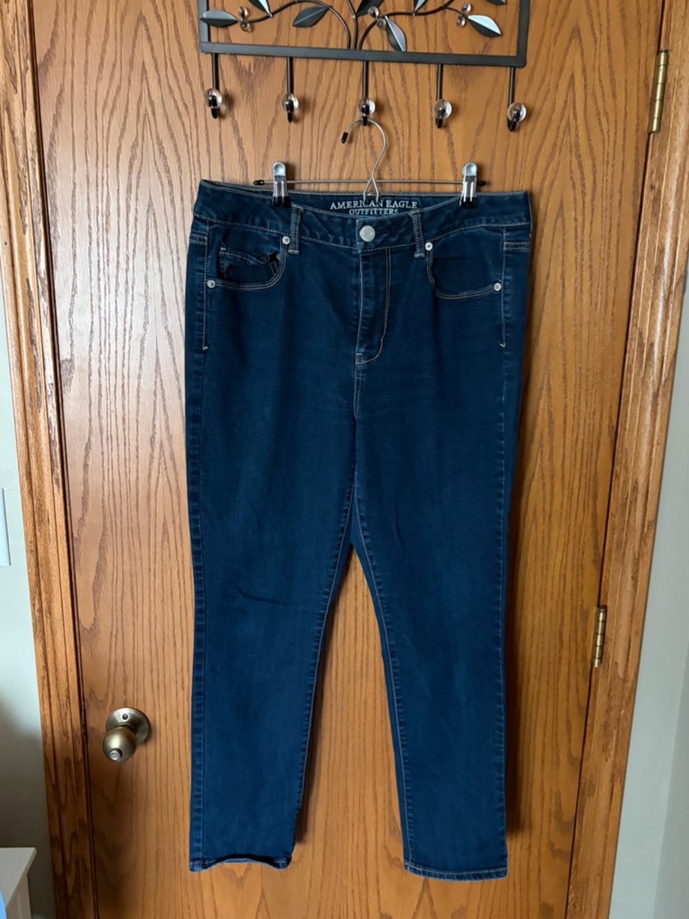 American Eagle Outfitters Dark Indigo Skinny Jeans